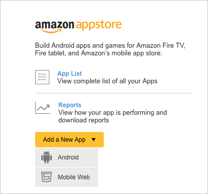 Amazon AppStore, before PWAs, allowed us to publish “Mobile Web” apps; 