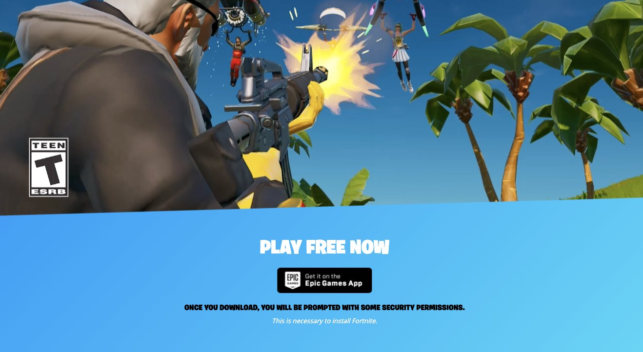 To install Fortnite for Android today you need to lower security barriers in your phone